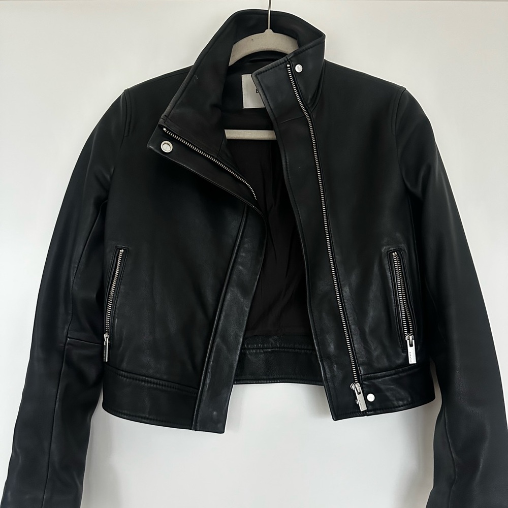 Aritzia Babaton leather jacket